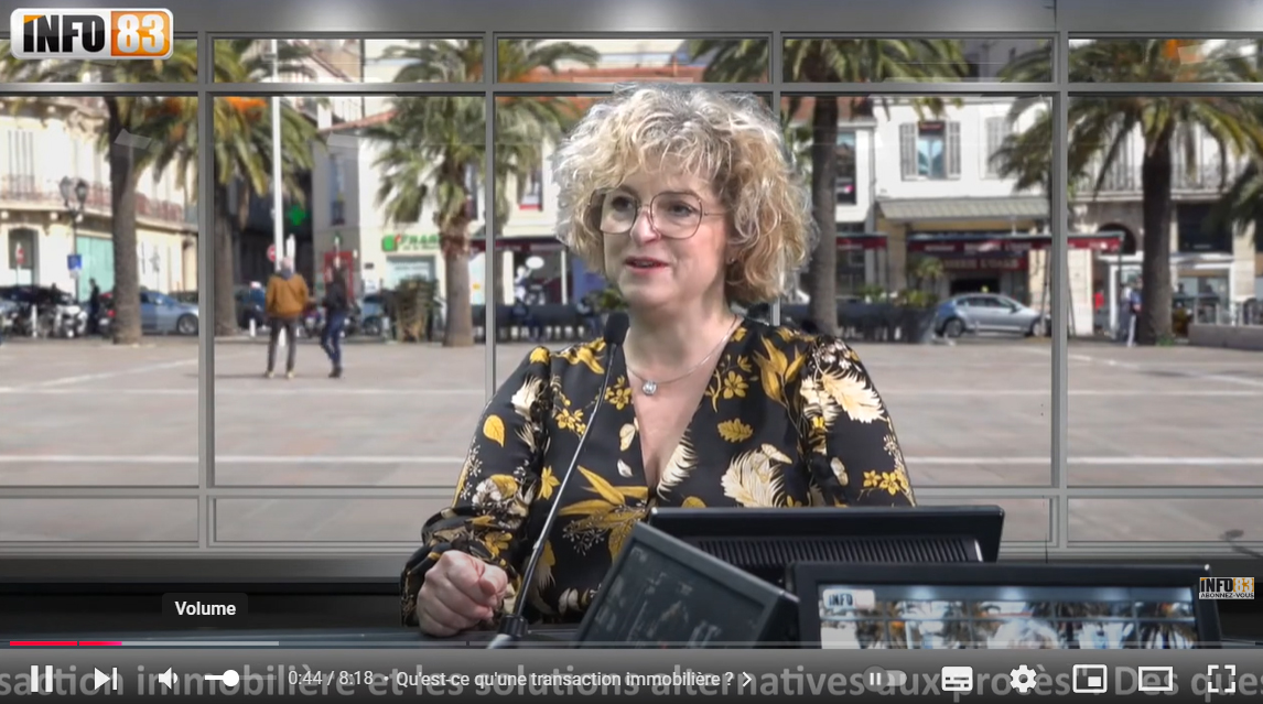 Interview de Me Nathalie Abran sur INFO83
